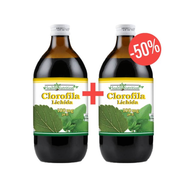 Clorofilă lichidă 500ml PACHET 1+1-50%